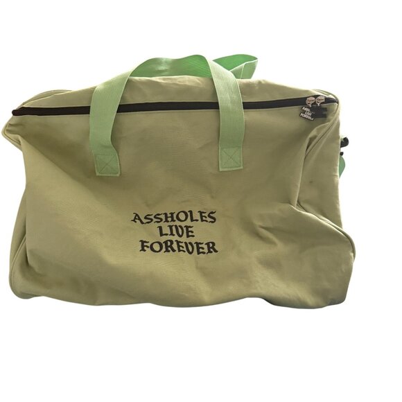 A$$holes Live Forever Emotional Baggage Duffel Bag - Picture 3 of 7